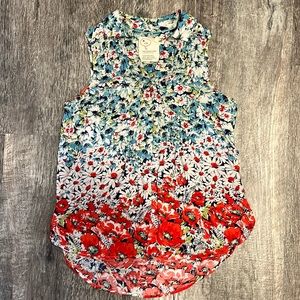 Anthropologie floral top women’s